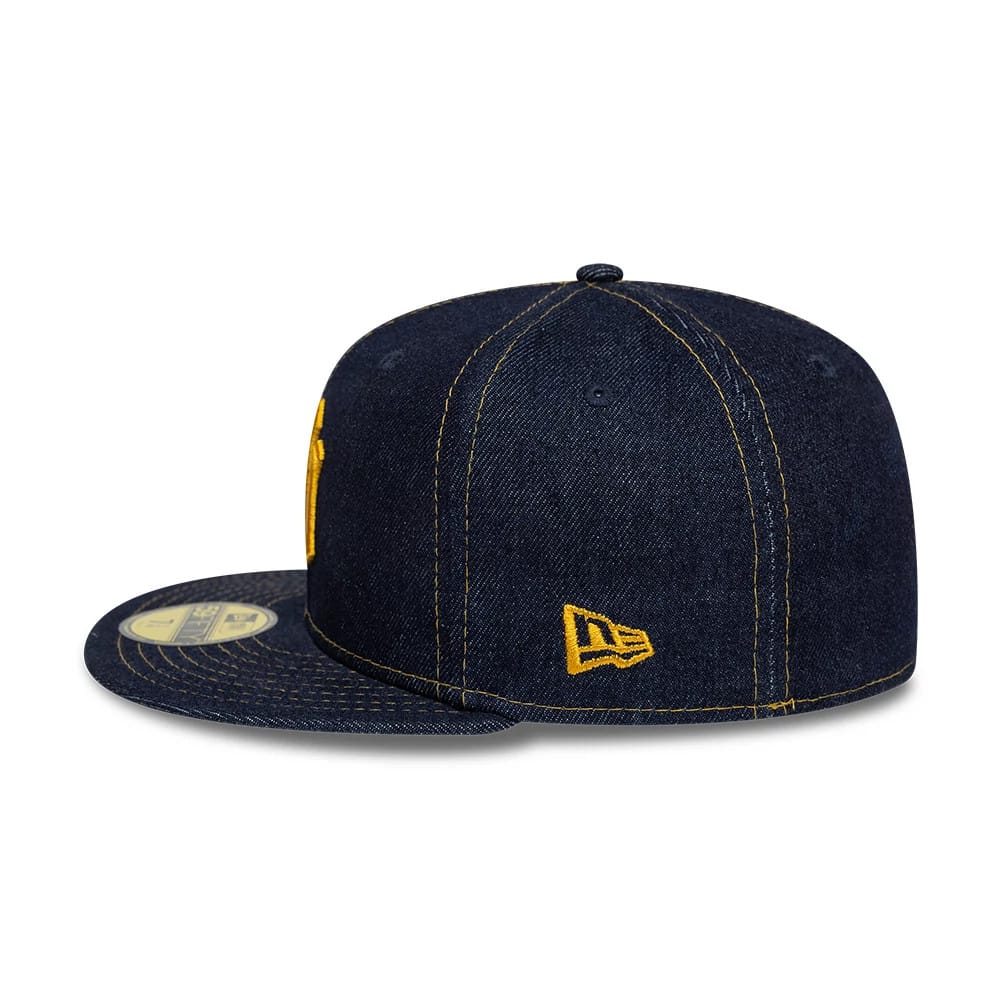 New York Yankees MLB Denim Blue 59FIFTY Fitted Cap-zelvios
