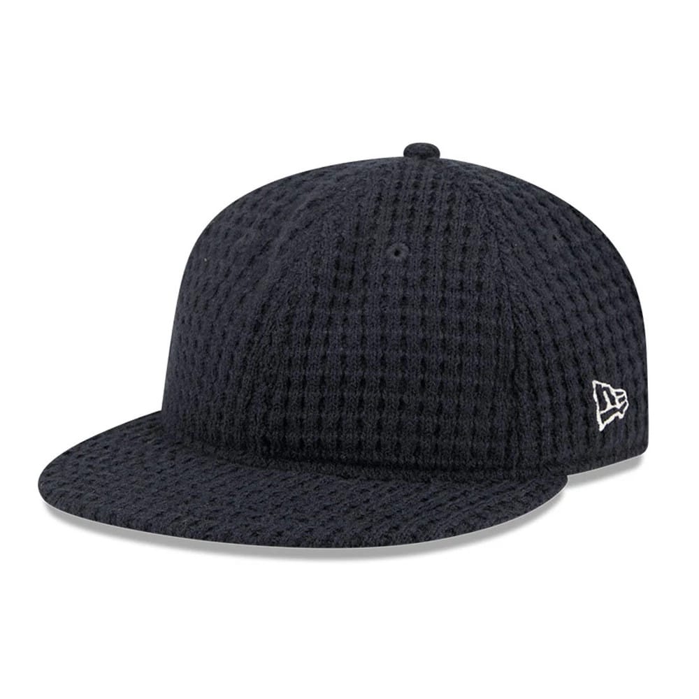 New Era Waffle Knit Navy Retro Crown 9FIFTY Adjustable Cap-zelvios