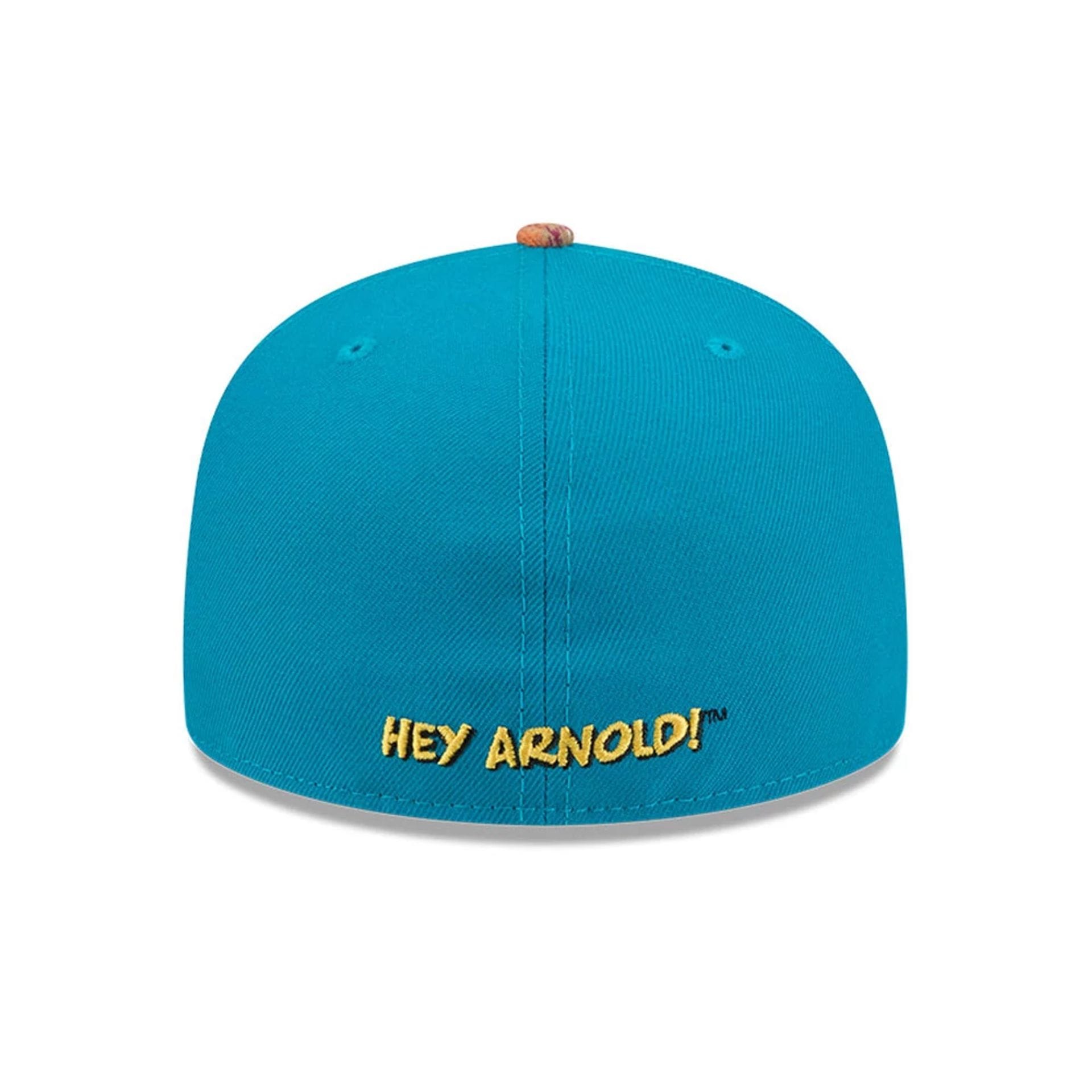 Hey Arnold Letterman Turquoise 59FIFTY Fitted Cap-kentox