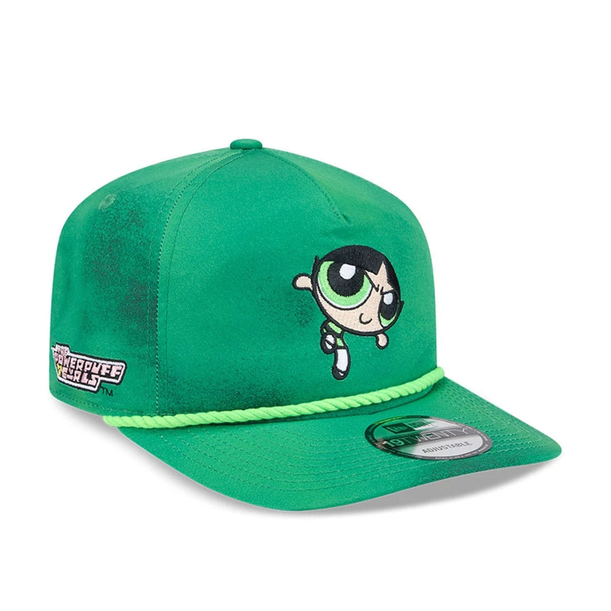 Power Puff Girls Buttercup Bright Green 19TWENTY Adjustable Cap-zelvios