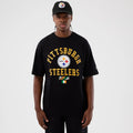 Pittsburgh Steelers NFL International Series Games Black Oversized T-Shirt-zelvios