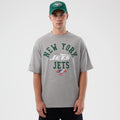 New York Jets NFL International Series Games Grey Oversized T-Shirt-zelvios