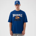 Indianapolis Colts NFL International Series Games Blue Oversized T-Shirt-zelvios