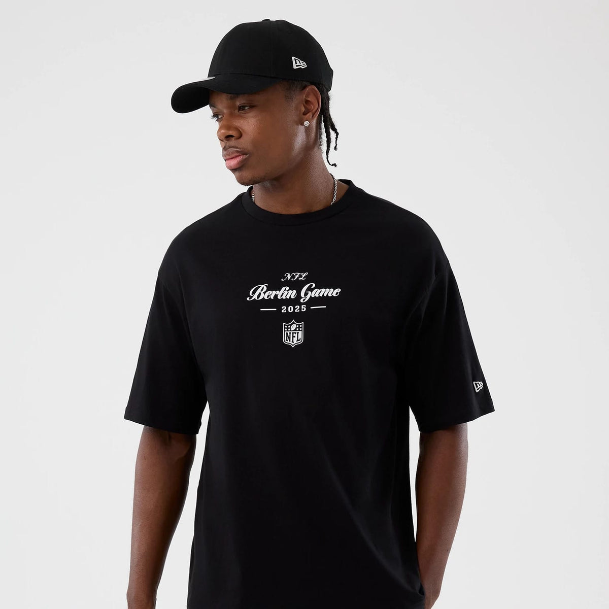 Berlin NFL International Series Games Black Oversized T-Shirt-zelvios