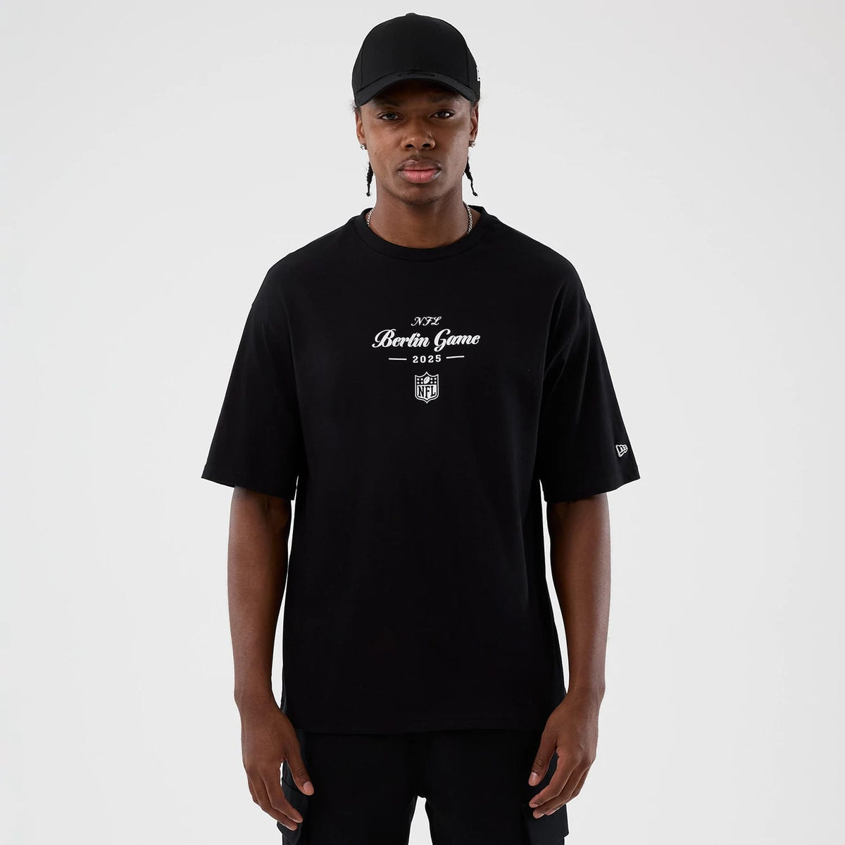 Berlin NFL International Series Games Black Oversized T-Shirt-zelvios