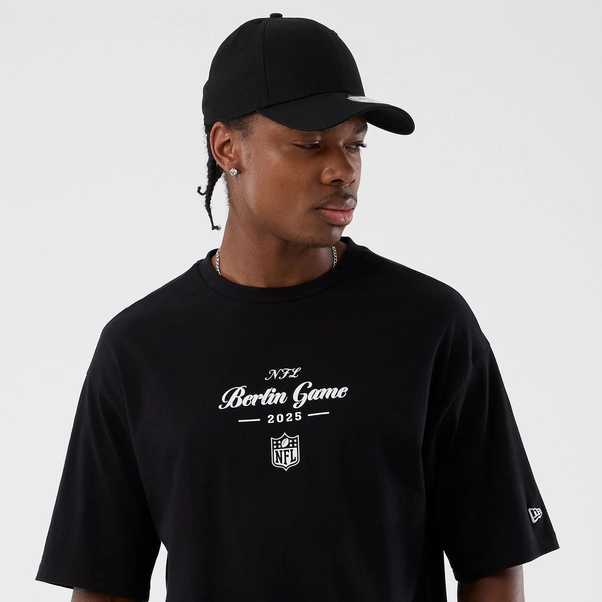 Berlin NFL International Series Games Black Oversized T-Shirt-zelvios