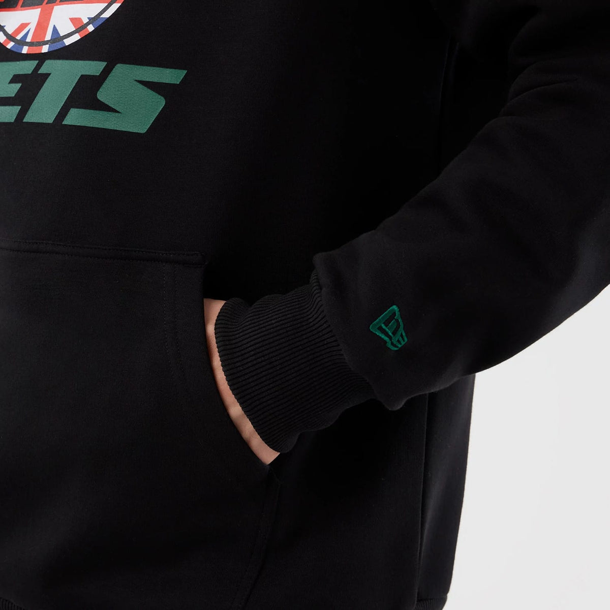 New York Jets NFL International Series Games Black Pullover Hoodie-zelvios