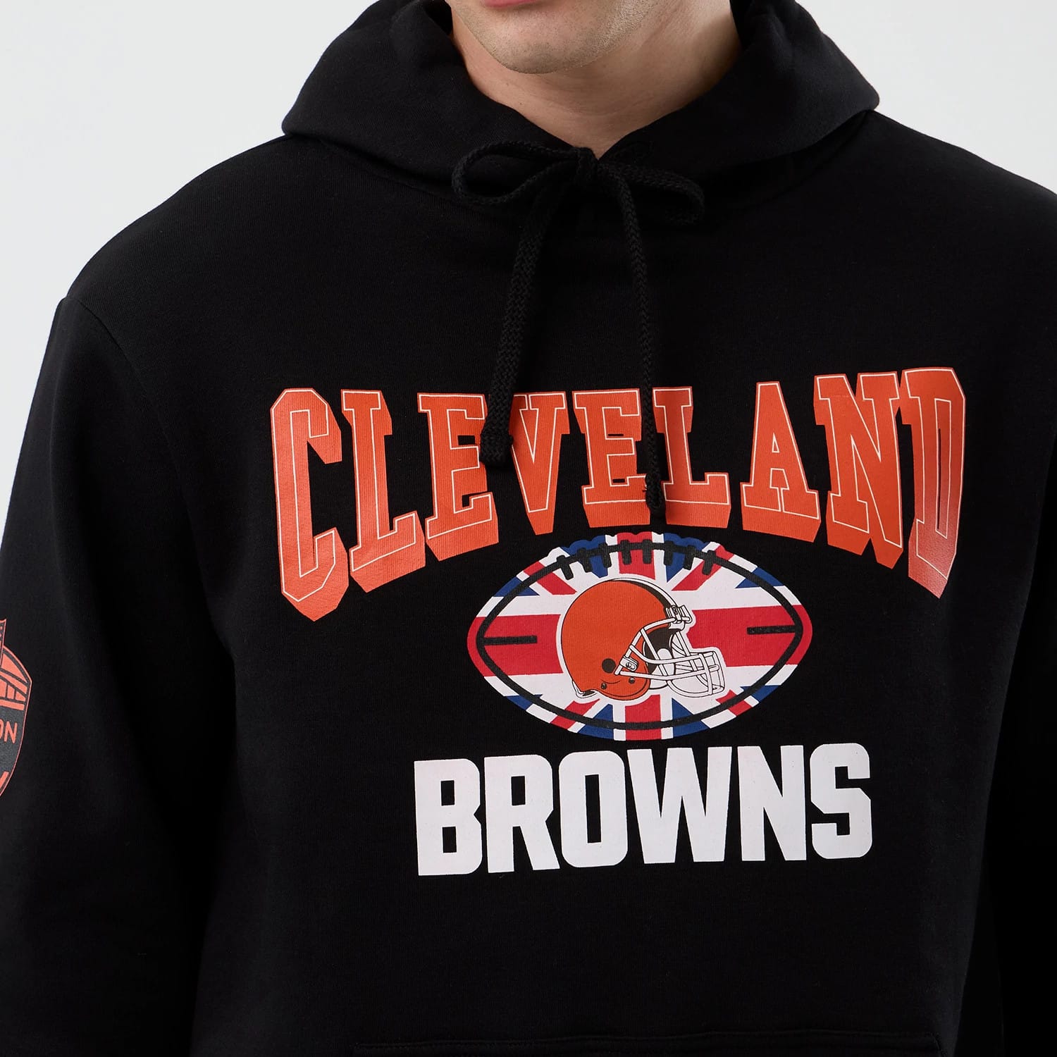 Cleveland Browns NFL International Series Games Black Pullover Hoodie-kentox