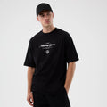 Madrid Game NFL International Series Games Black Oversized T-Shirt-zelvios