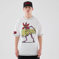 Stranger Things White Oversized T-Shirt-zelvios