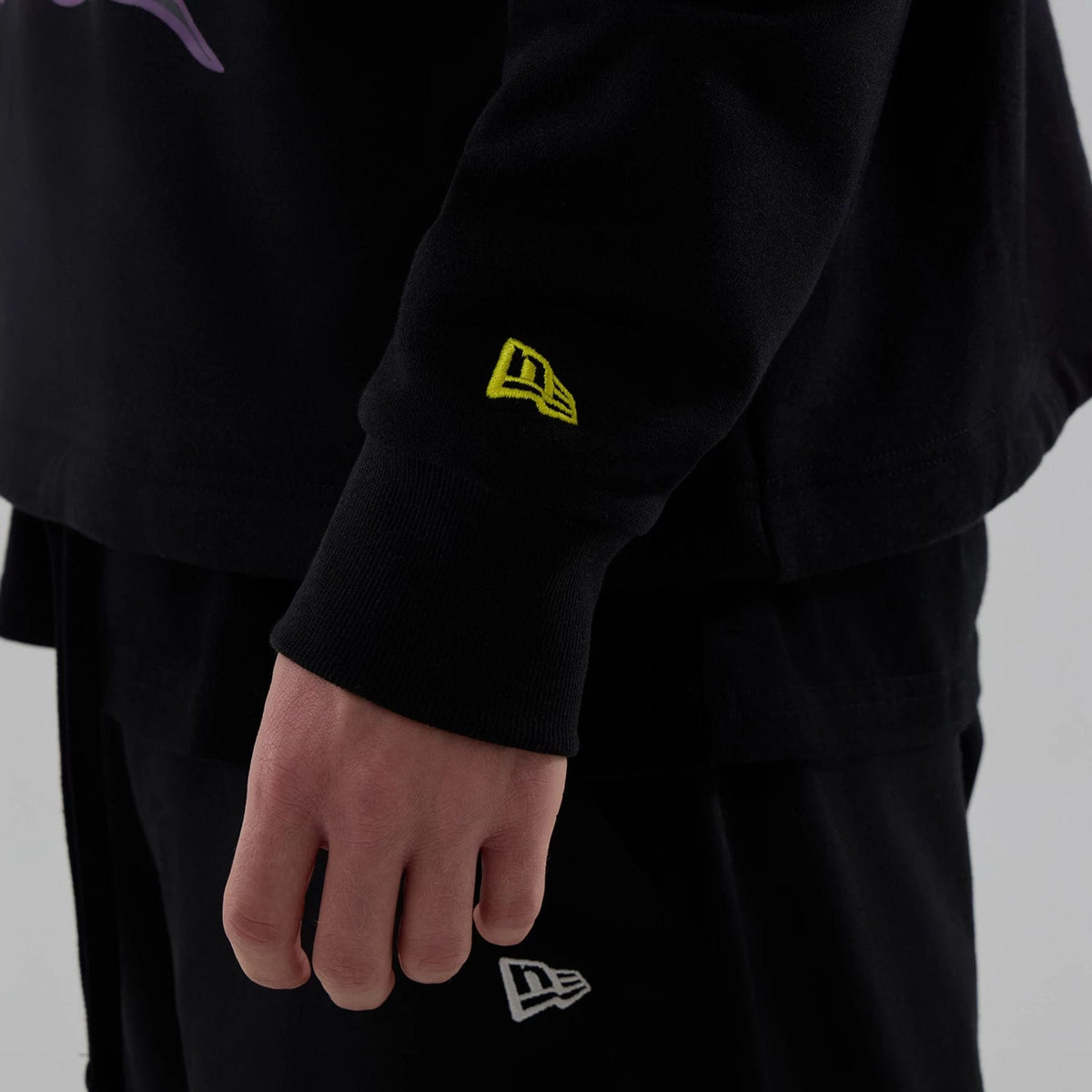 Stranger Things Black Oversized Pullover Hoodie-zelvios