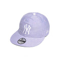 New York Yankees MLB Oxford Pastel Purple 9TWENTY Long Visor Adjustable Cap-zelvios