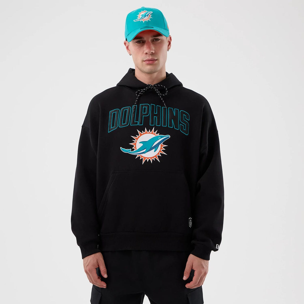 Miami Dolphins NFL International Series Games Black Pullover Hoodie-zelvios