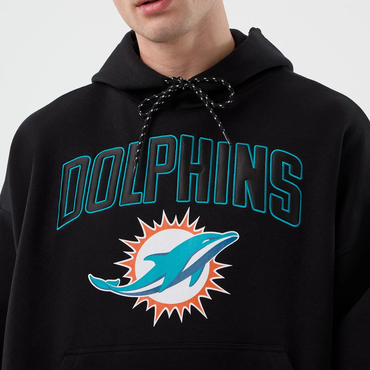 Miami Dolphins NFL International Series Games Black Pullover Hoodie-zelvios