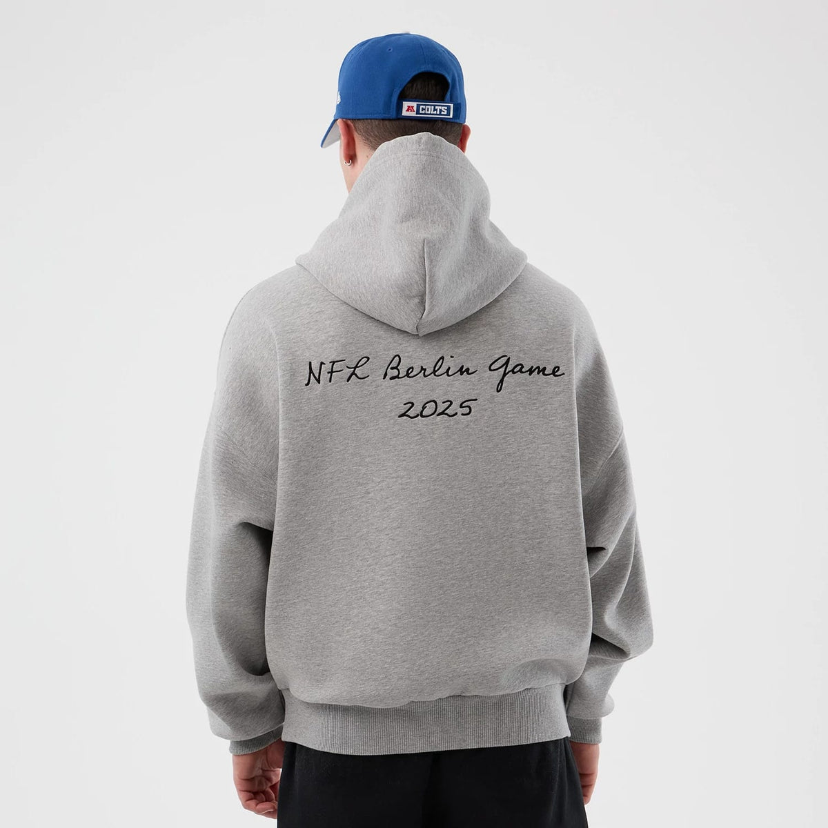 Indianapolis Colts NFL International Series Games Grey Pullover Hoodie-zelvios