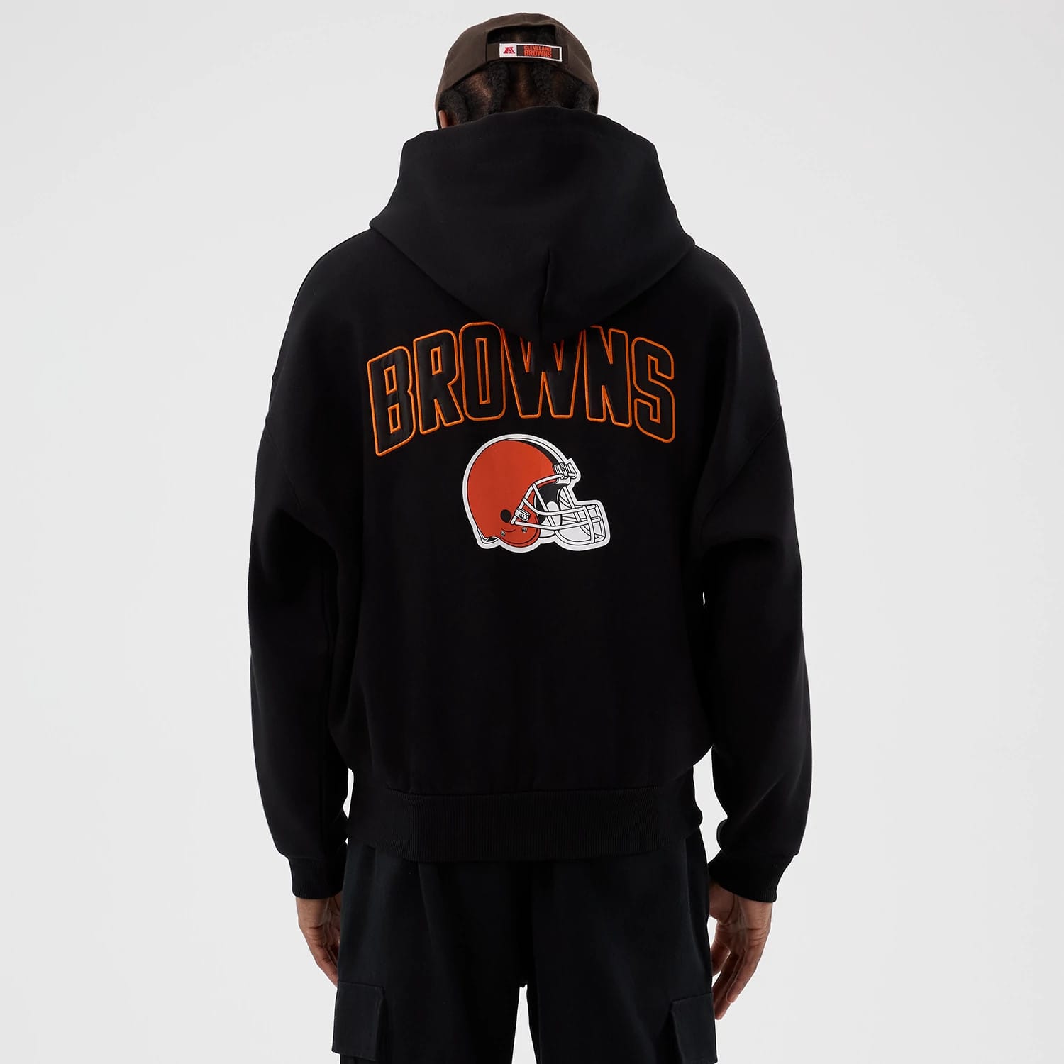 Cleveland Browns NFL International Series Games Black Full Zip Hoodie-kentox