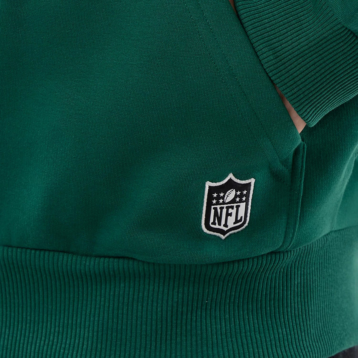New York Jets NFL International Series Games Green Full Zip Hoodie-zelvios