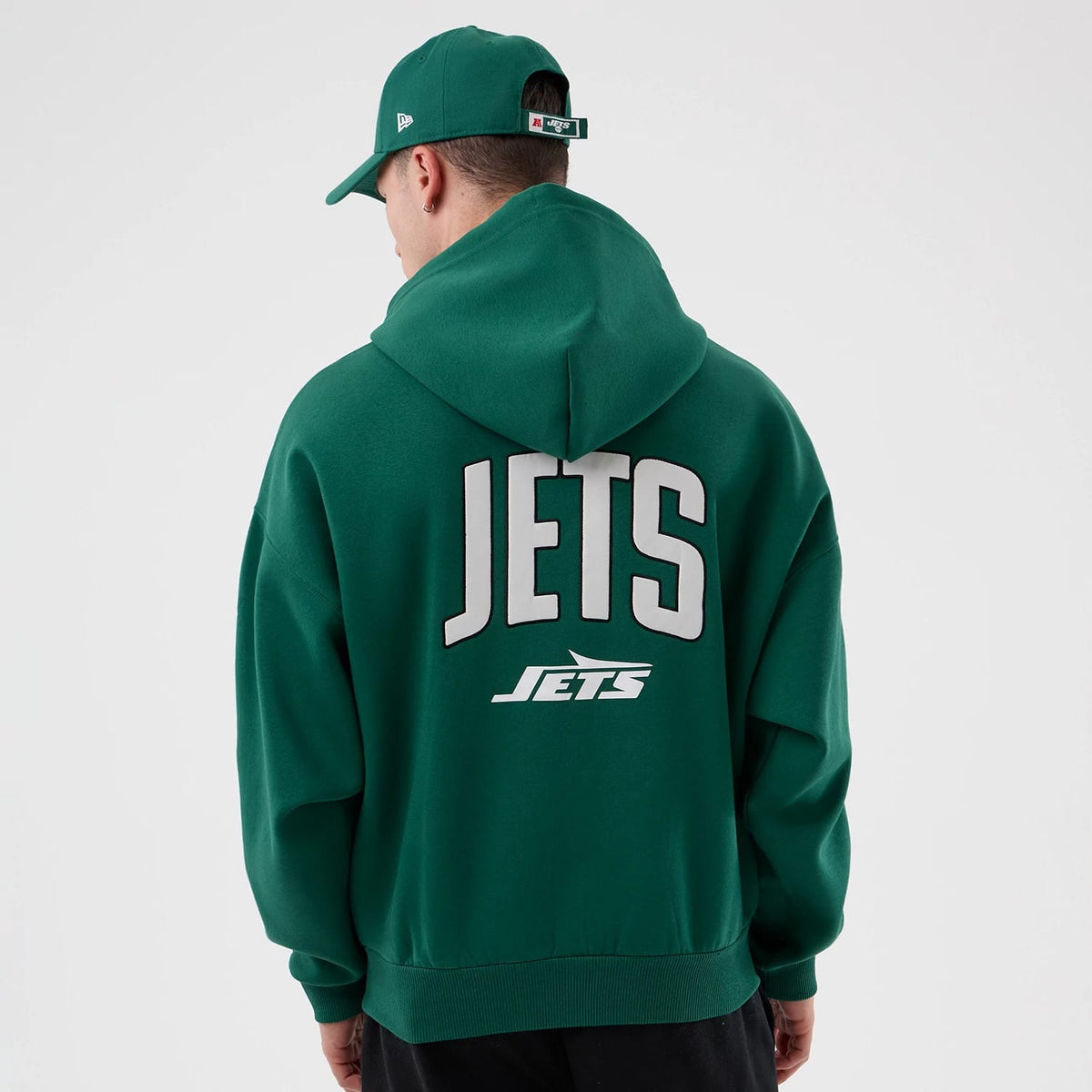 New York Jets NFL International Series Games Green Full Zip Hoodie-zelvios