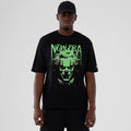 New Era Halloween Clown Graphic Black Oversized T-Shirt-zelvios