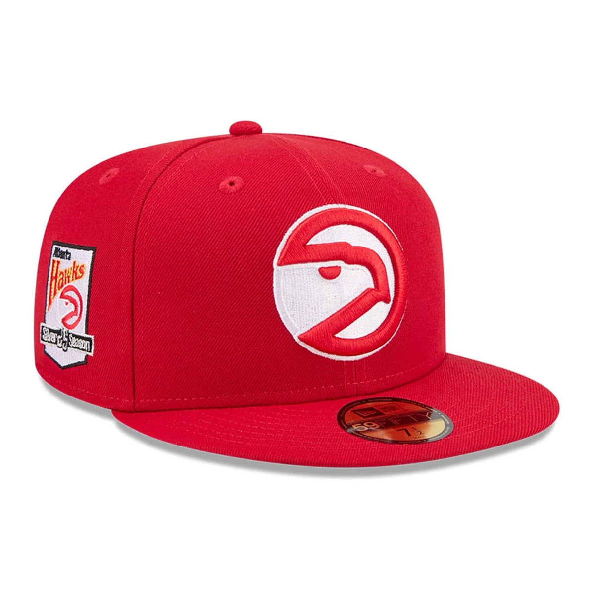 Atlanta Hawks NBA Hardwood Classic Red 59FIFTY Fitted Cap-zelvios