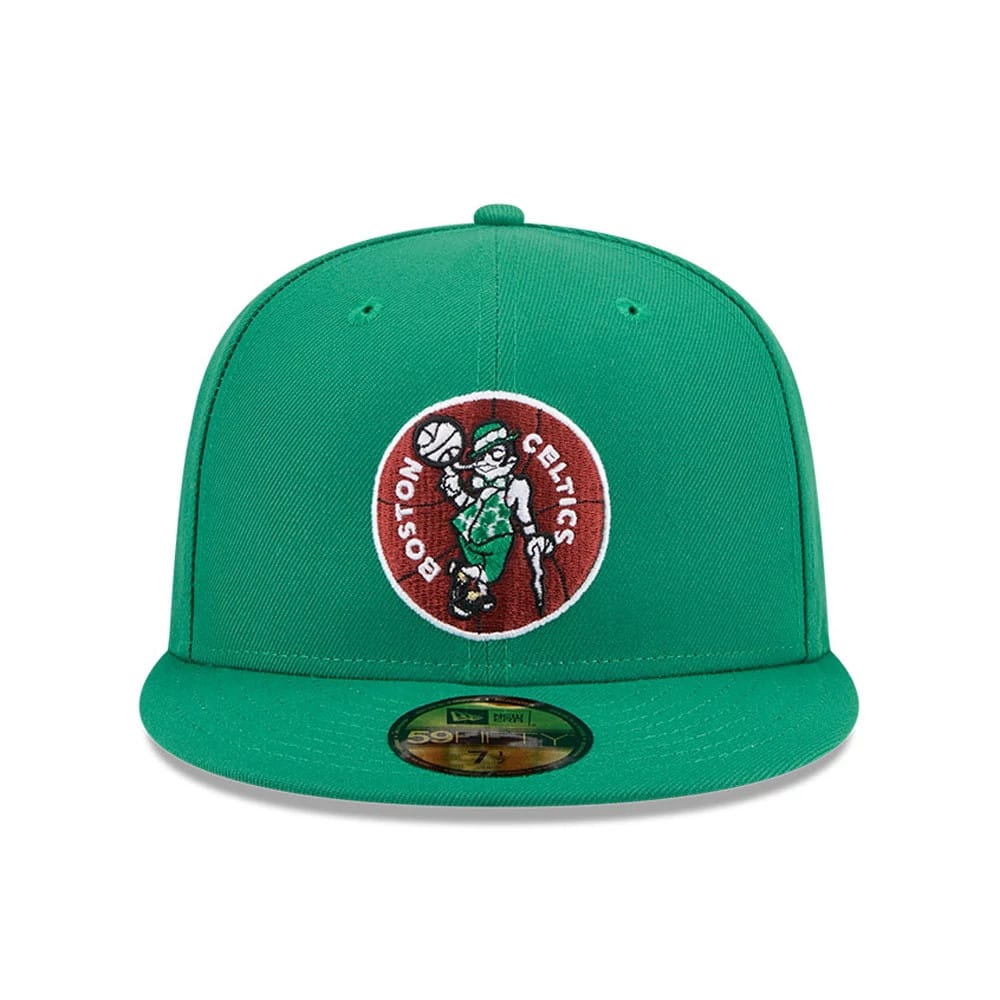 Boston Celtics NBA Hardwood Classic Green 59FIFTY Fitted Cap-zelvios