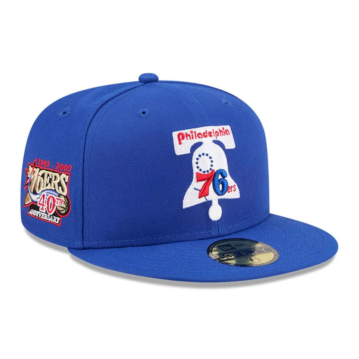 Philadelphia 76ers NBA Hardwood Classic Blue 59FIFTY Fitted Cap-zelvios
