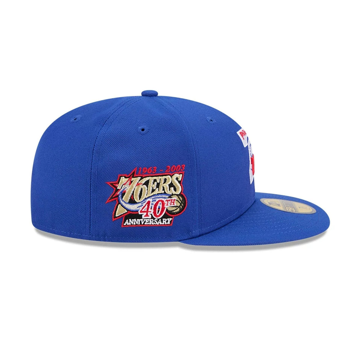 Philadelphia 76ers NBA Hardwood Classic Blue 59FIFTY Fitted Cap-zelvios