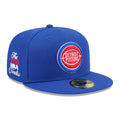 Detroit Pistons NBA Hardwood Classic Blue 59FIFTY Fitted Cap-kentox