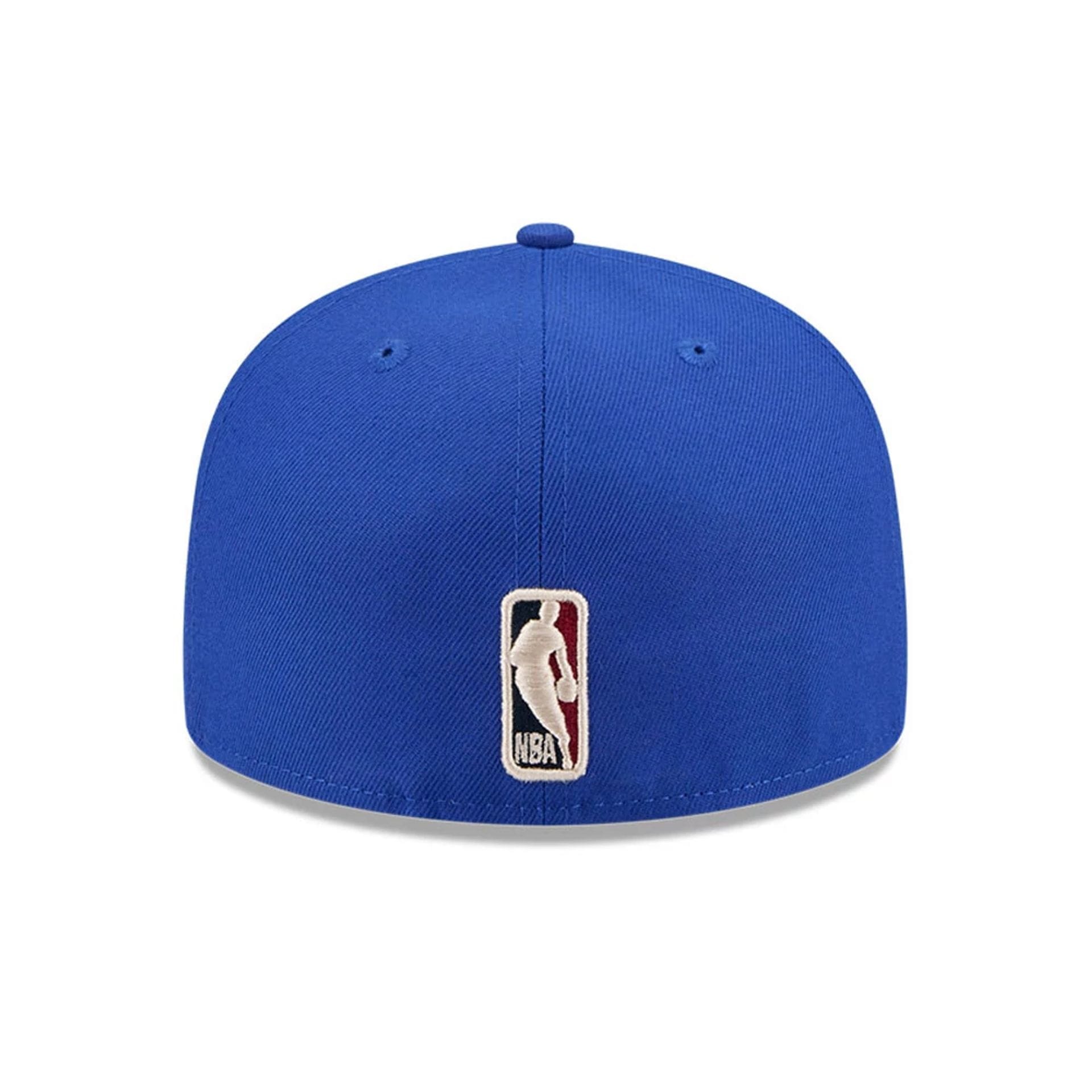 Detroit Pistons NBA Hardwood Classic Blue 59FIFTY Fitted Cap-kentox