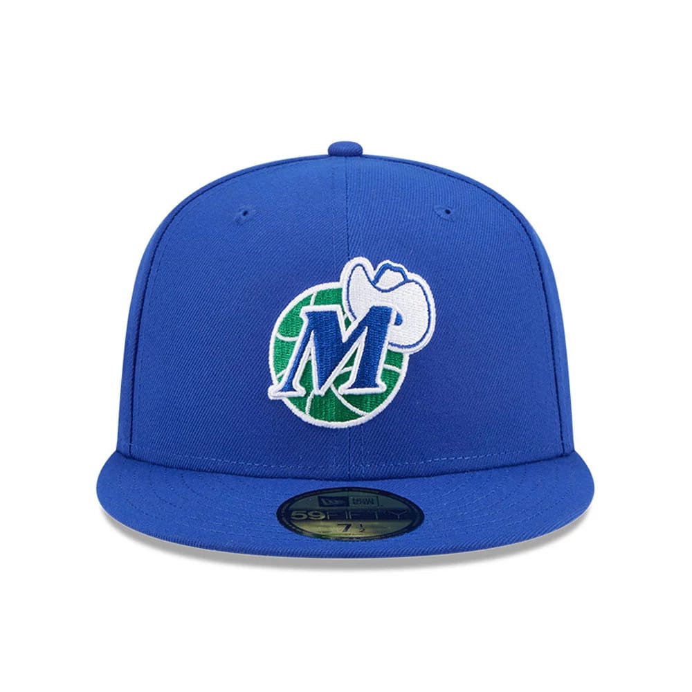 Dallas Mavericks NBA Hardwood Classic Blue 59FIFTY Fitted Cap-kentox