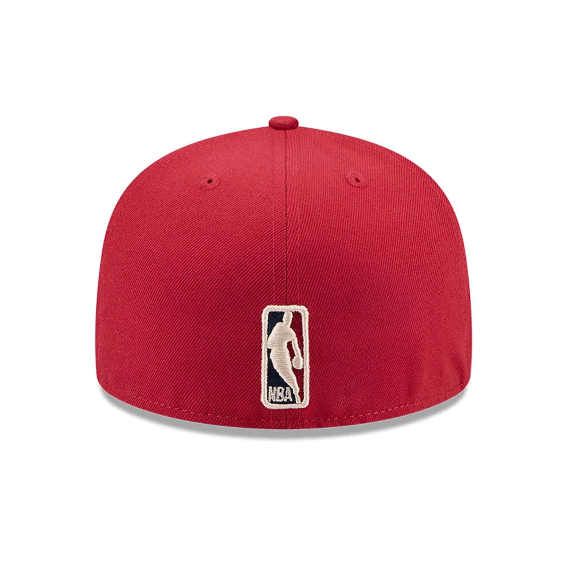 Denver Nuggets NBA Hardwood Classic Dark Red 59FIFTY Fitted Cap-kentox