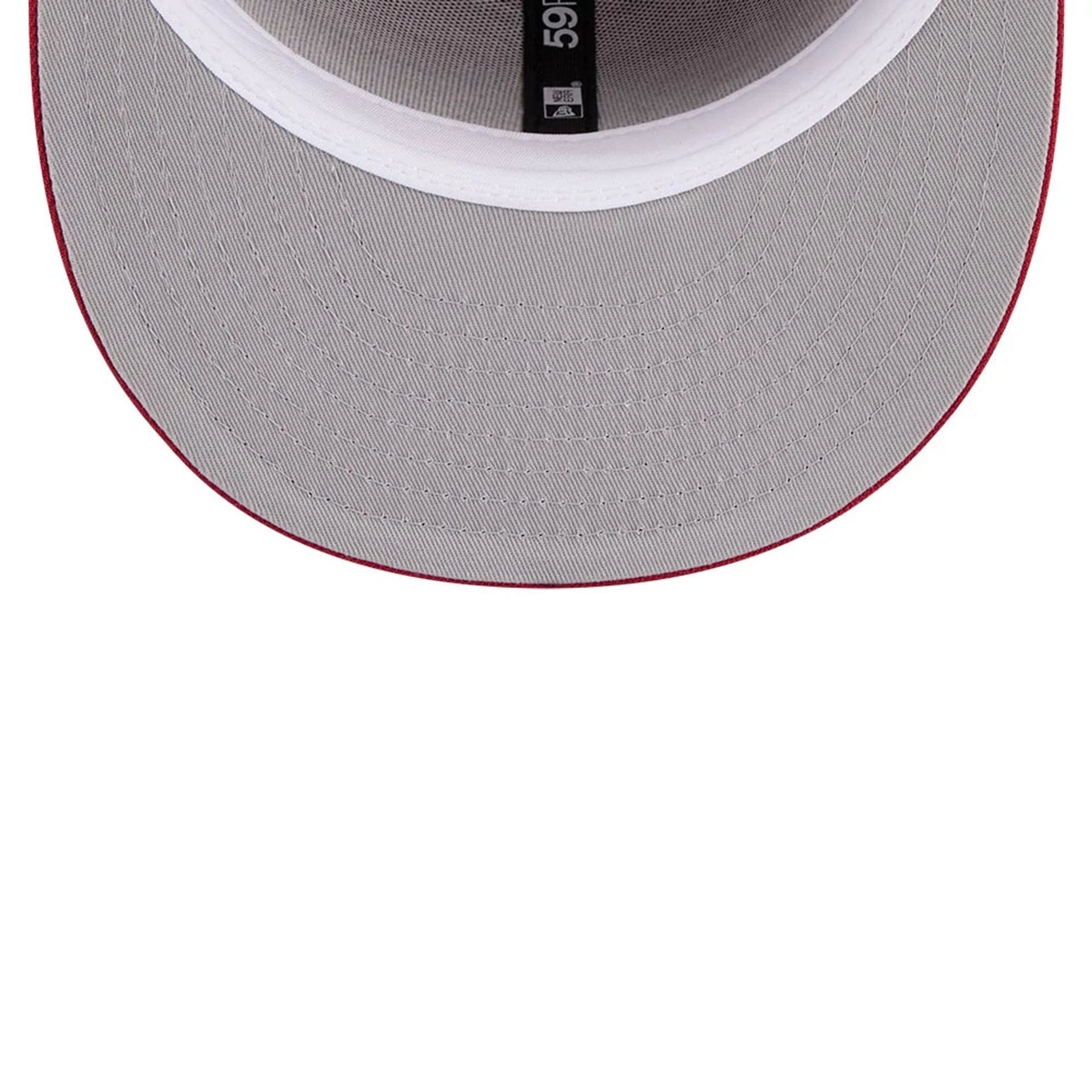 Denver Nuggets NBA Hardwood Classic Dark Red 59FIFTY Fitted Cap-kentox