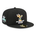 Milwaukee Bucks NBA Hardwood Classic Black 59FIFTY Fitted Cap-zelvios