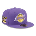 LA Lakers NBA Hardwood Classic Purple 59FIFTY Fitted Cap-zelvios