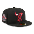 Chicago Bulls NBA Hardwood Classic Black 59FIFTY Fitted Cap-zelvios