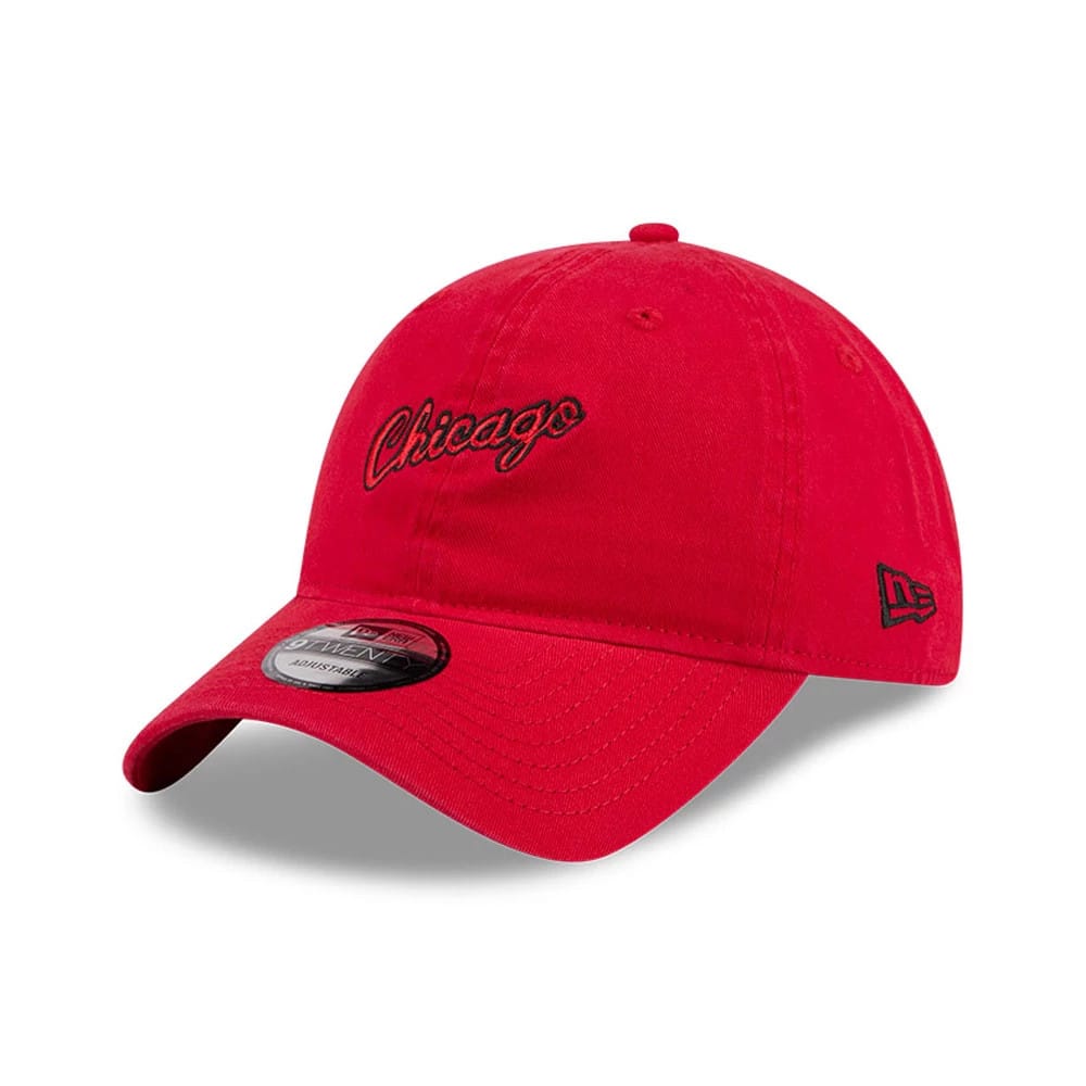 Chicago Bulls NBA Hardwood Classic Red 9TWENTY Adjustable Cap-zelvios