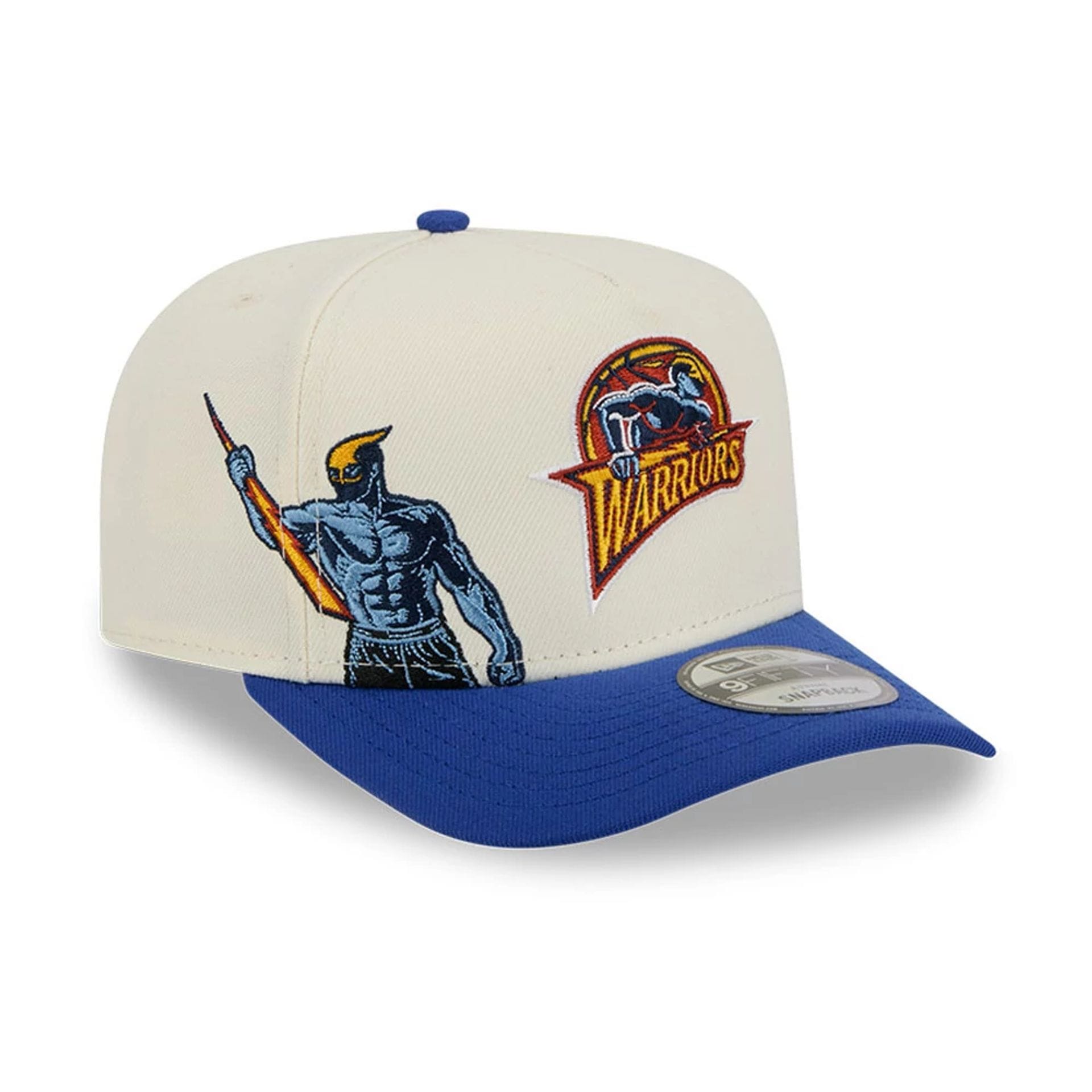 Golden State Warriors NBA Blue 9FIFTY A-Frame Snapback Adjustable Cap-kentox