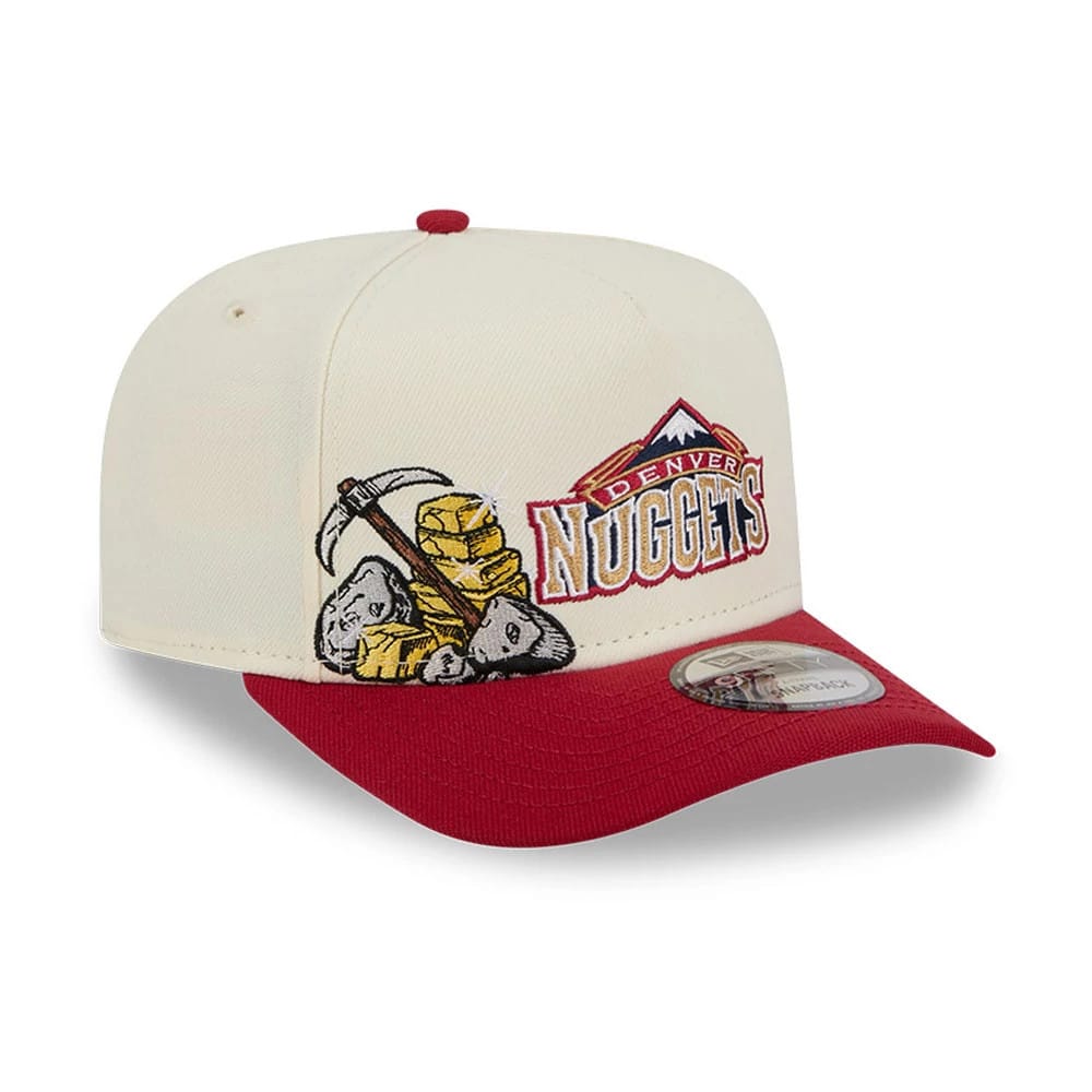 Denver Nuggets NBA Dark Red 9FIFTY A-Frame Snapback Adjustable Cap-kentox