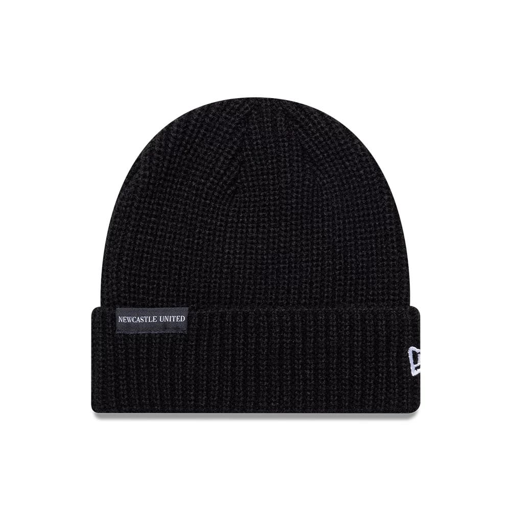 Newcastle United FC Ribbed Black Cuff knit Beanie Hat-zelvios