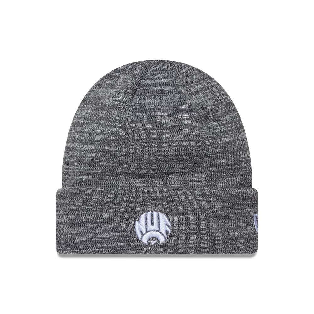 Newcastle United FC Retro Grey Cuff knit Beanie Hat-zelvios