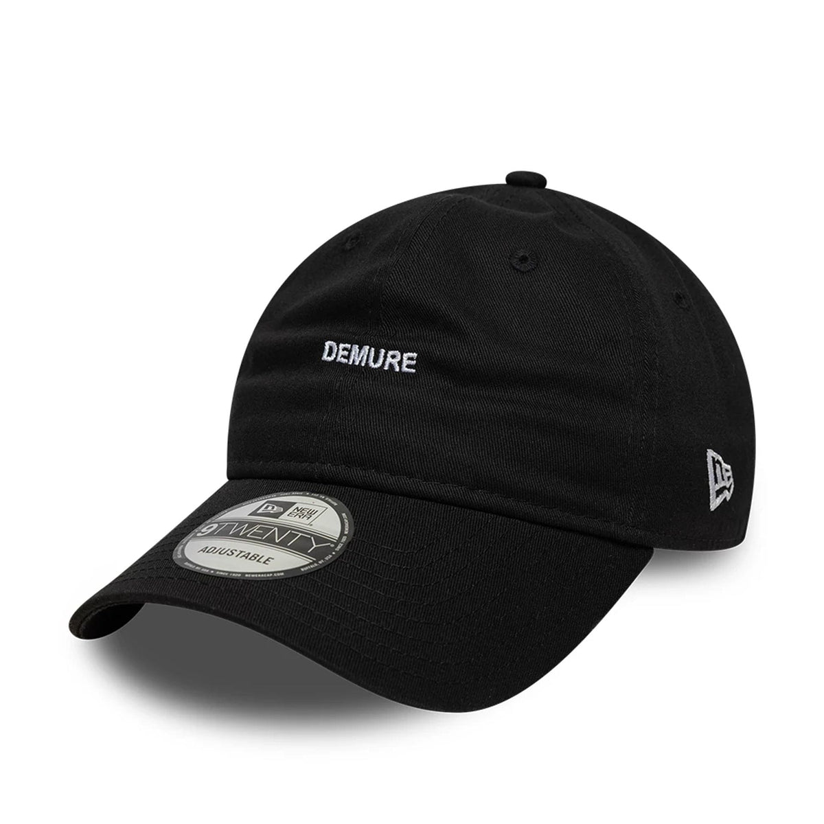 New Era Slogan Demure Black 9TWENTY Adjustable Cap-zelvios