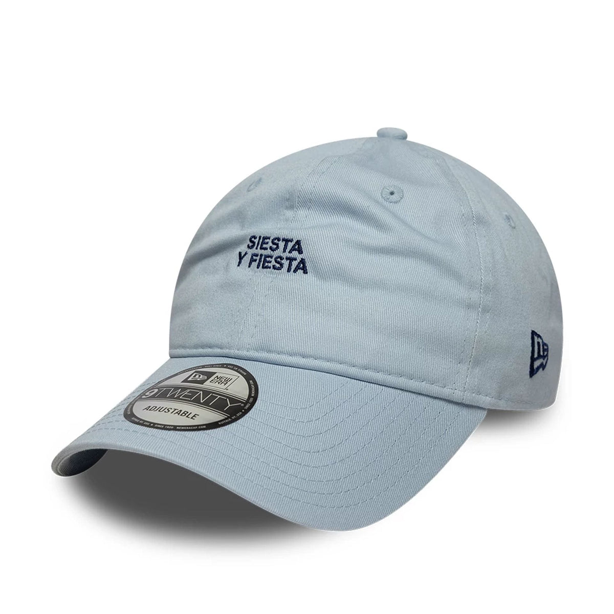 New Era Slogan Siesta Y Fiesta Pastel Blue 9TWENTY Adjustable Cap-zelvios