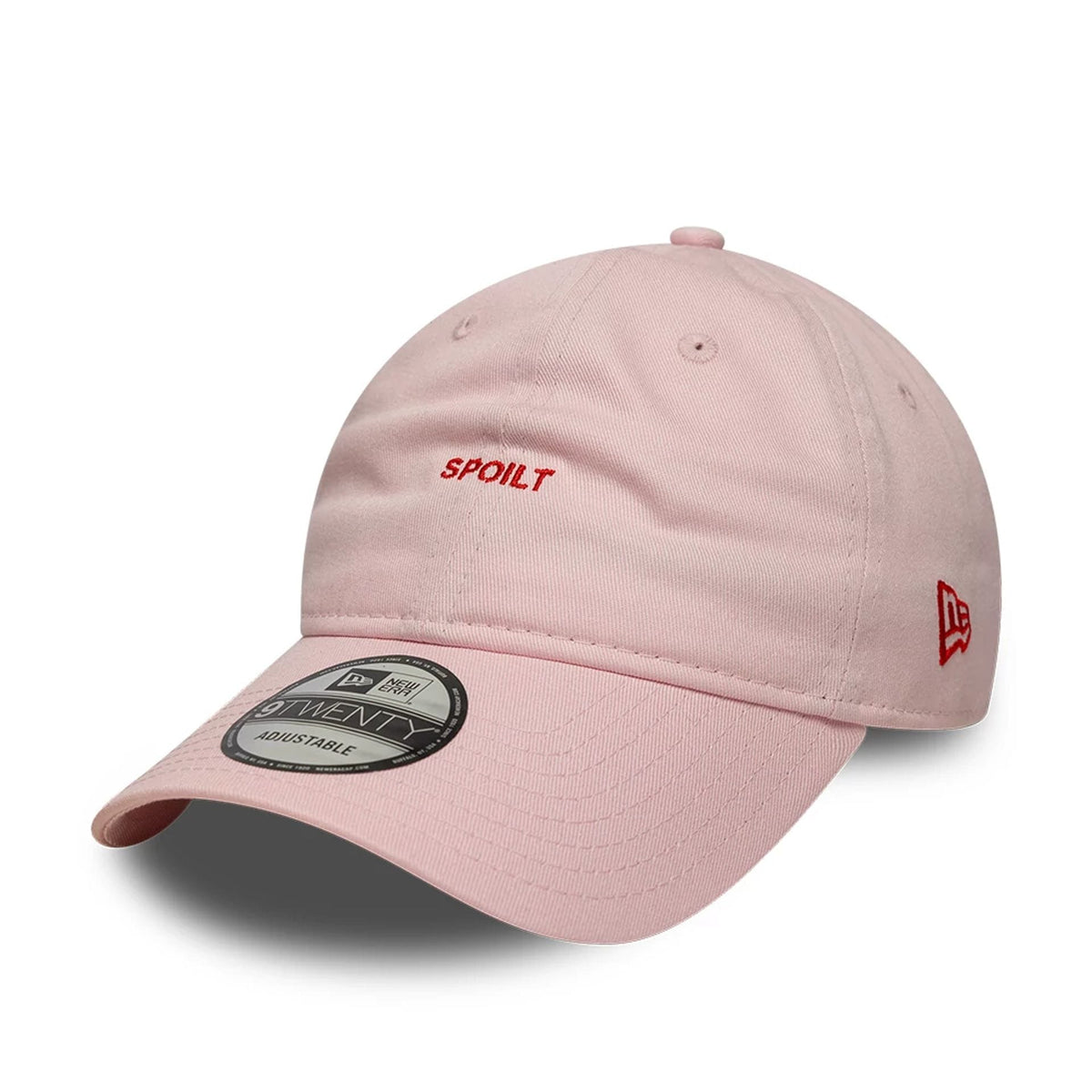 New Era Slogan Spoilt Pastel Pink 9TWENTY Adjustable Cap-zelvios