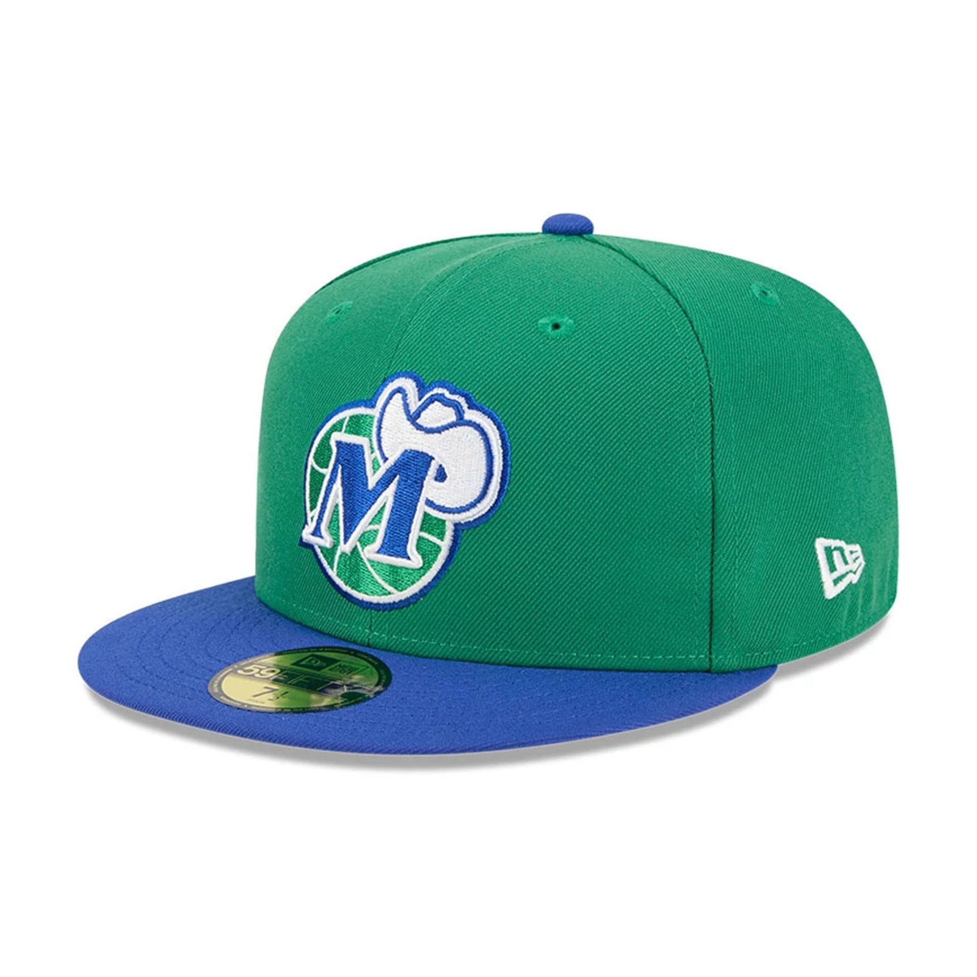 Dallas Mavericks NBA Classic Green 59FIFTY Fitted Cap-kentox