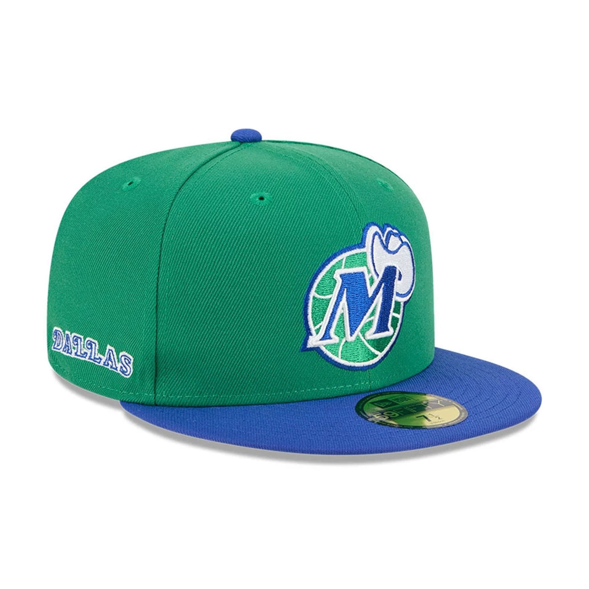 Dallas Mavericks NBA Classic Green 59FIFTY Fitted Cap-kentox