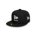 New Era Flag Logo Black Mini 59FIFTY Fitted Cap-zelvios