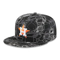 Houston Astros MLB Cap Scramble Black 59FIFTY Fitted Cap-zelvios