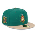 Teenage Mutant Ninja Turtles Pizza Tree Green 59FIFTY Fitted Cap-zelvios