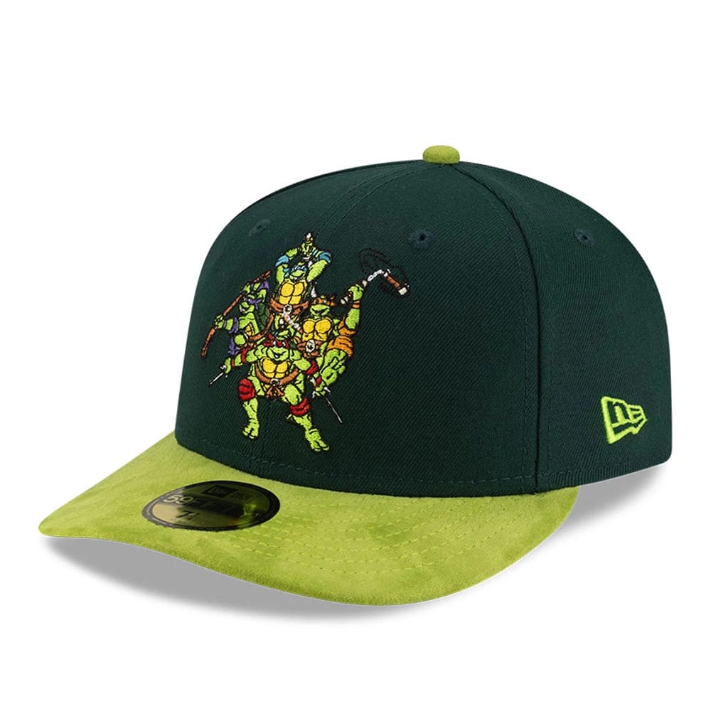 Teenage Mutant Ninja Turtles Dark Green 59FIFTY Fitted Cap-zelvios