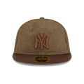 New York Yankees MLB Open Brown Retro Crown 59FIFTY Fitted Cap-zelvios